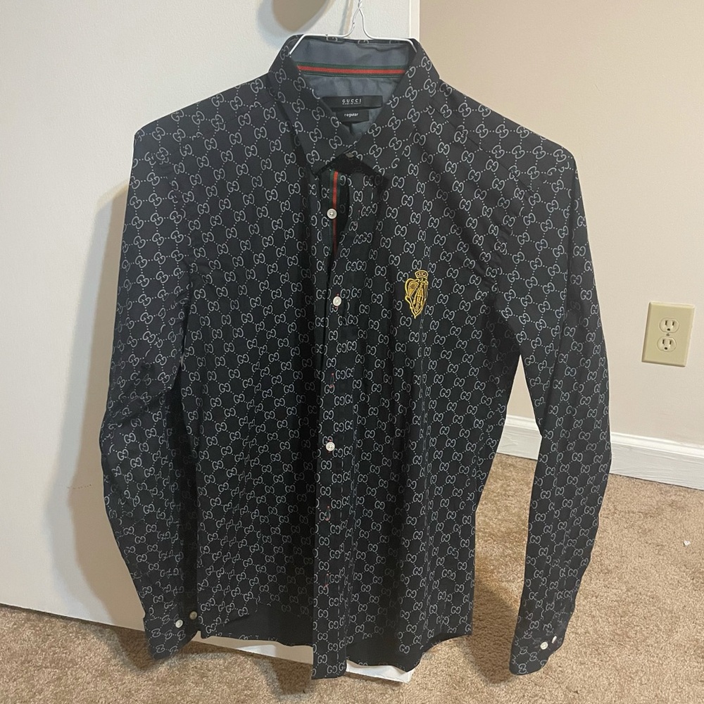 Gucci Black Dress Shirt